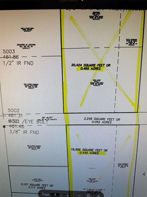 1 Acre of Commercial Land for Sale in Ferris, Texas