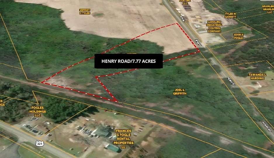 7.77 Acres of Land for Sale in Neeses, South Carolina