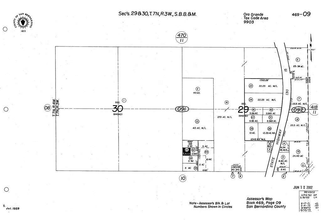 2.5 Acres of Land for Sale in Oro Grande, California