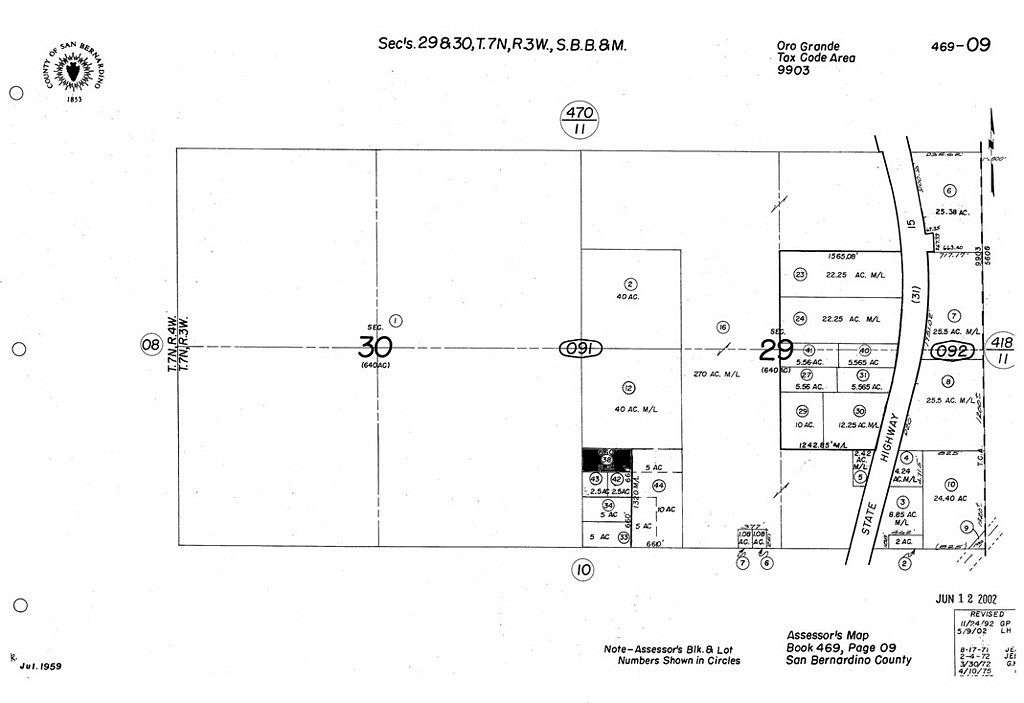 5 Acres of Land for Sale in Oro Grande, California