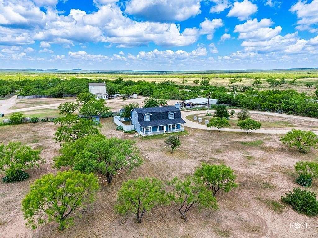 2 Acres of Residential Land with Home for Sale in Mertzon, Texas