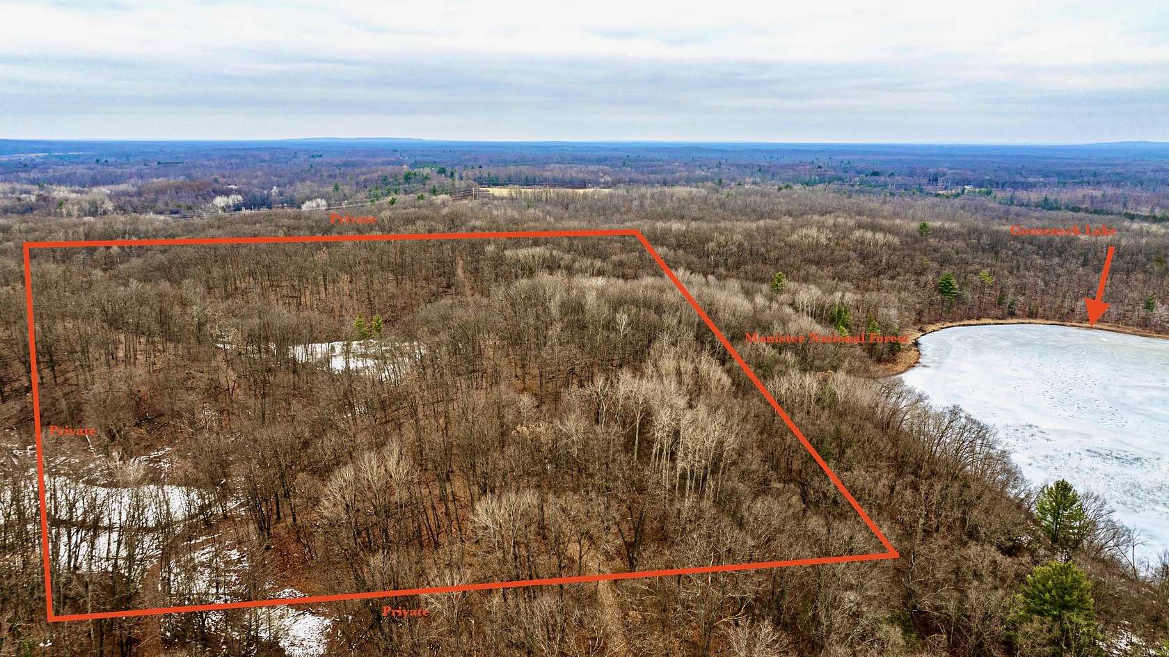 40 Acres of Recreational Land for Sale in Branch Township, Michigan