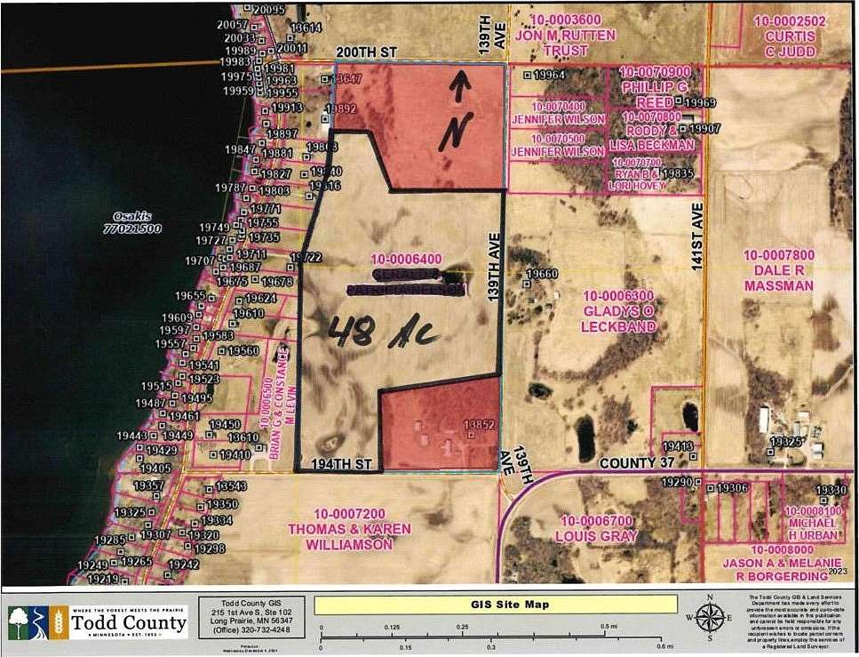 48 Acres of Agricultural Land for Sale in Osakis, Minnesota