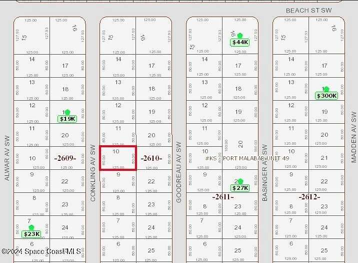 0.23 Acres of Residential Land for Sale in Palm Bay, Florida