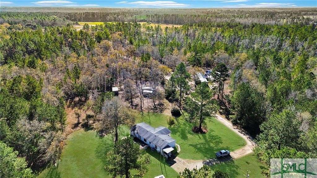 34.4 Acres of Land with Home for Sale in Brooklet, Georgia