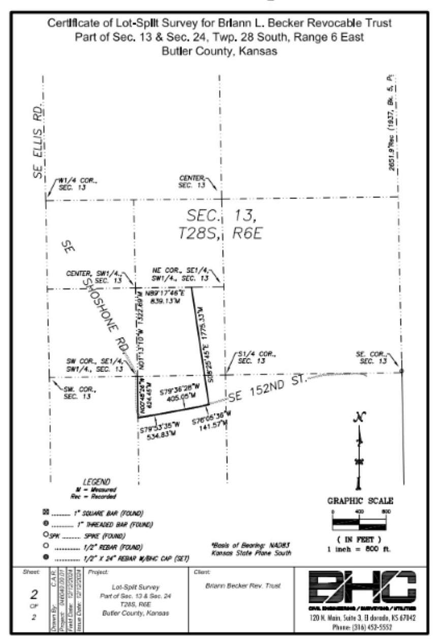 40.08 Acres of Agricultural Land for Sale in Leon, Kansas