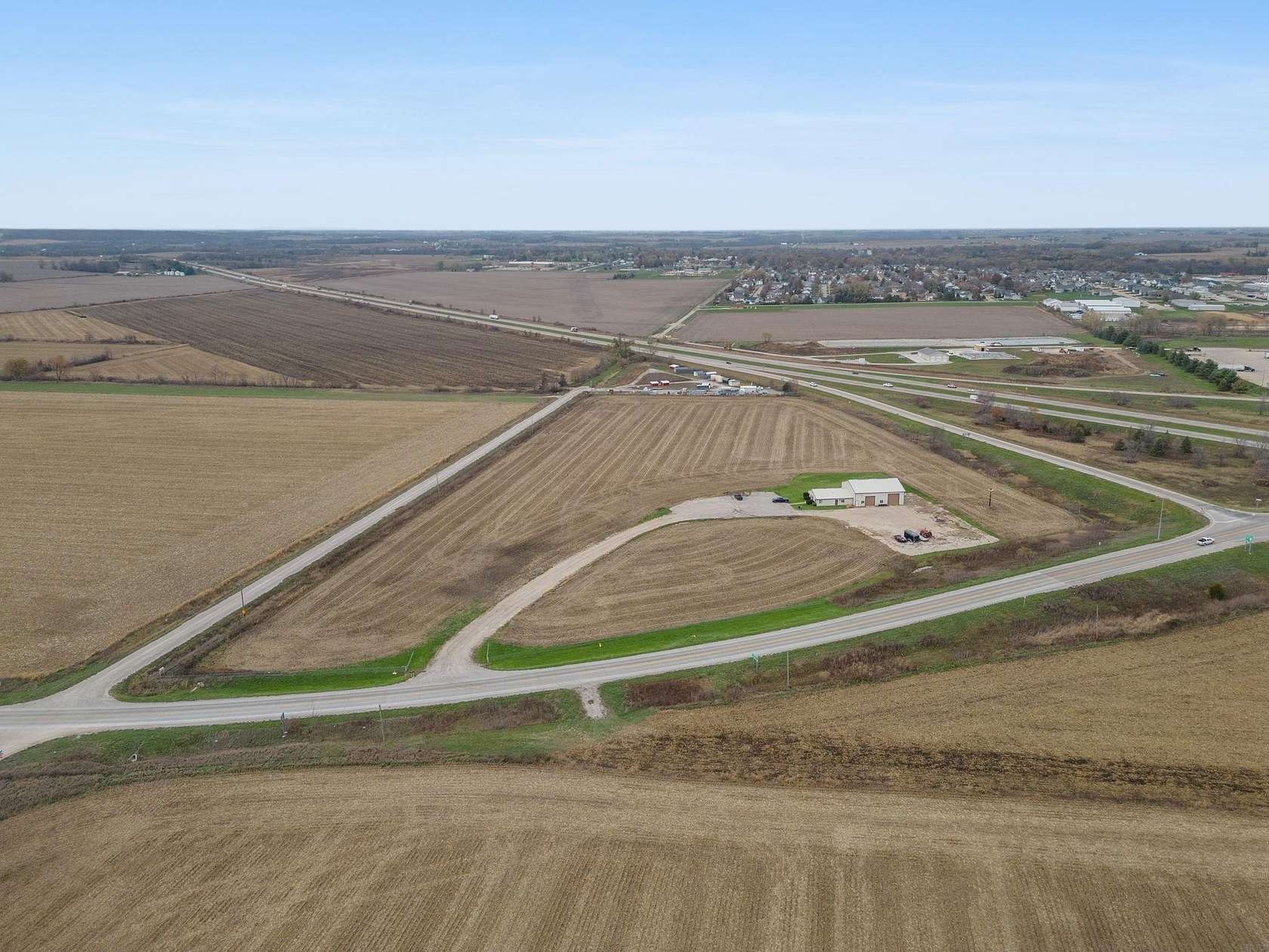 16.04 Acres of Improved Commercial Land for Sale in Center Point, Iowa