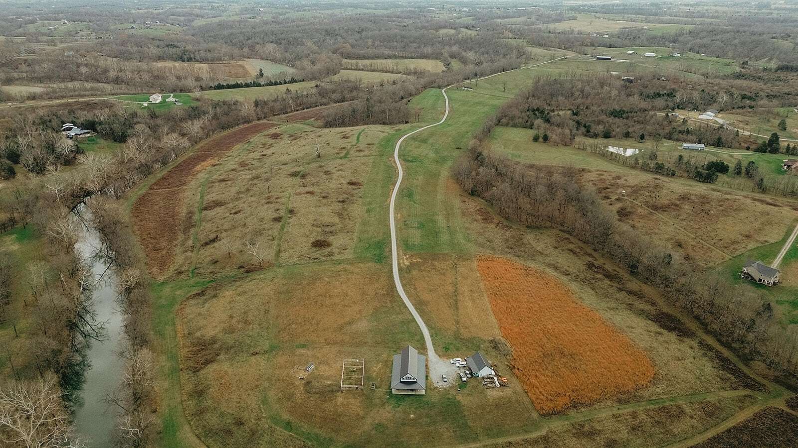 75 Acres of Agricultural Land with Home for Sale in Frankfort, Kentucky