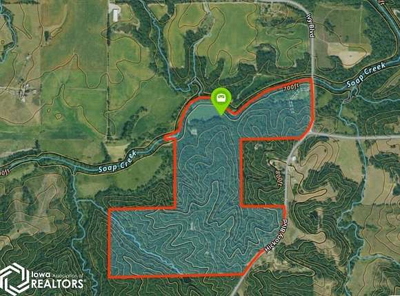 187.24 Acres of Recreational Land & Farm for Sale in Drakesville, Iowa