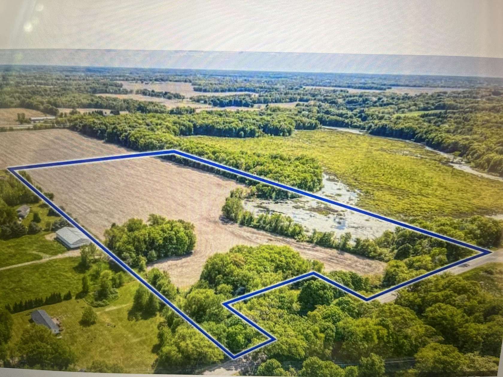 26.37 Acres of Commercial Land for Sale in Parma, Michigan