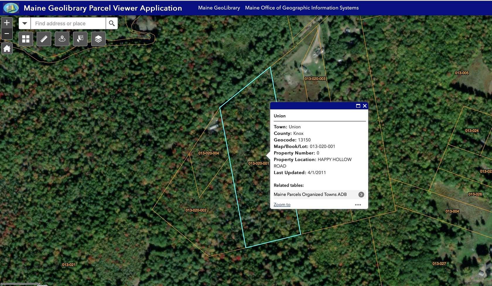 11.6 Acres of Land for Sale in Union, Maine