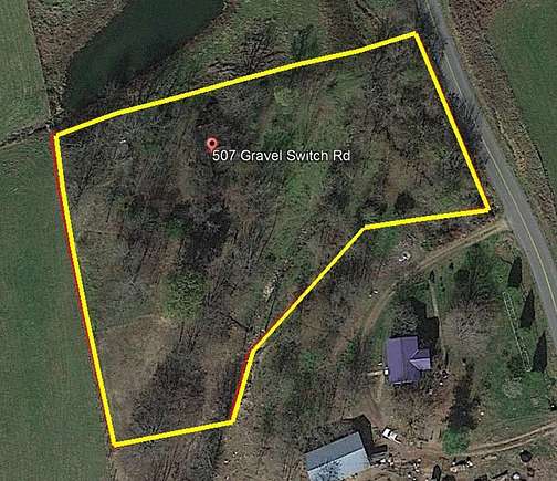 37 Acres of Recreational Land & Farm for Auction in Gravel Switch, Kentucky