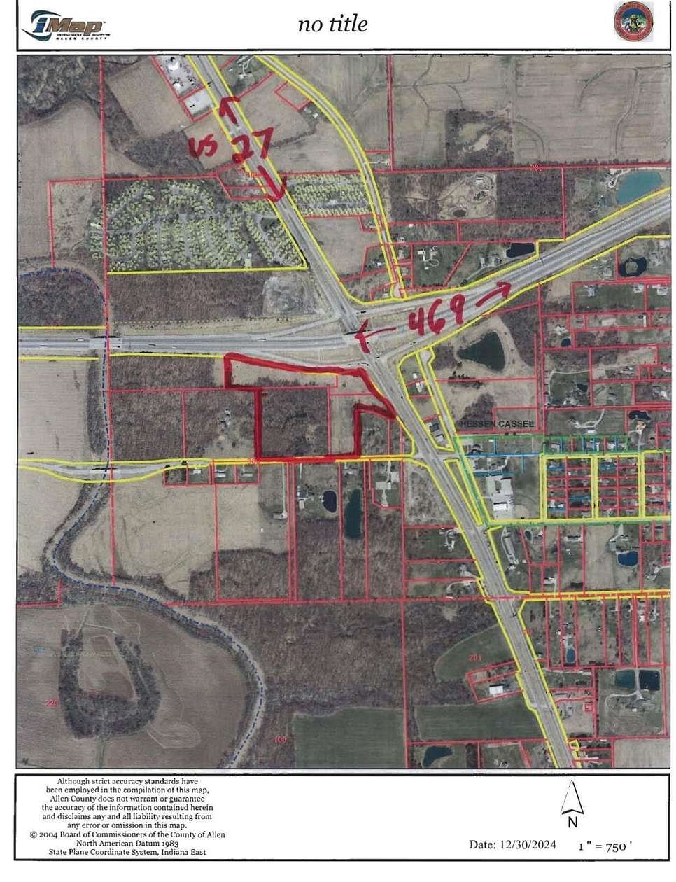 22 Acres of Commercial Land for Sale in Fort Wayne, Indiana