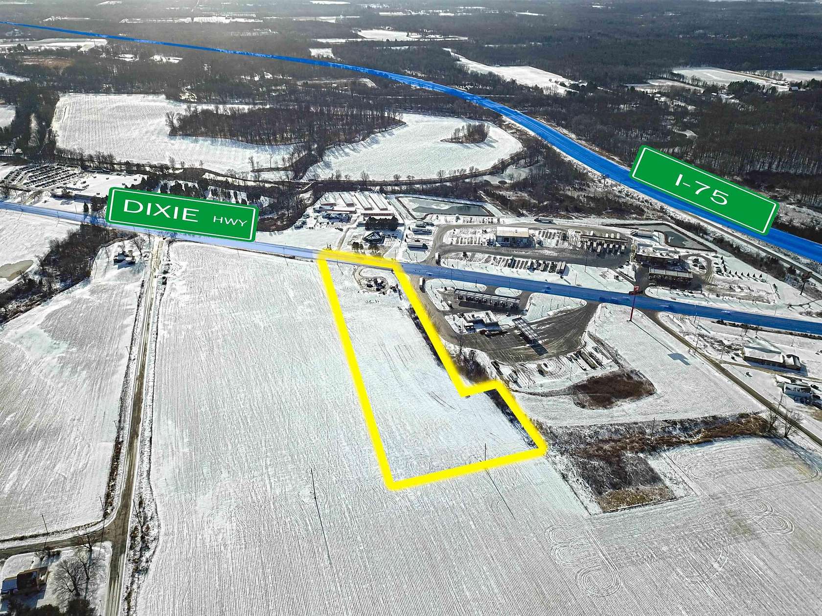 4.9 Acres of Commercial Land for Sale in Bridgeport, Michigan