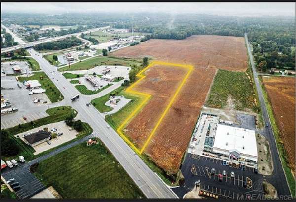 4.9 Acres of Commercial Land for Sale in Bridgeport, Michigan