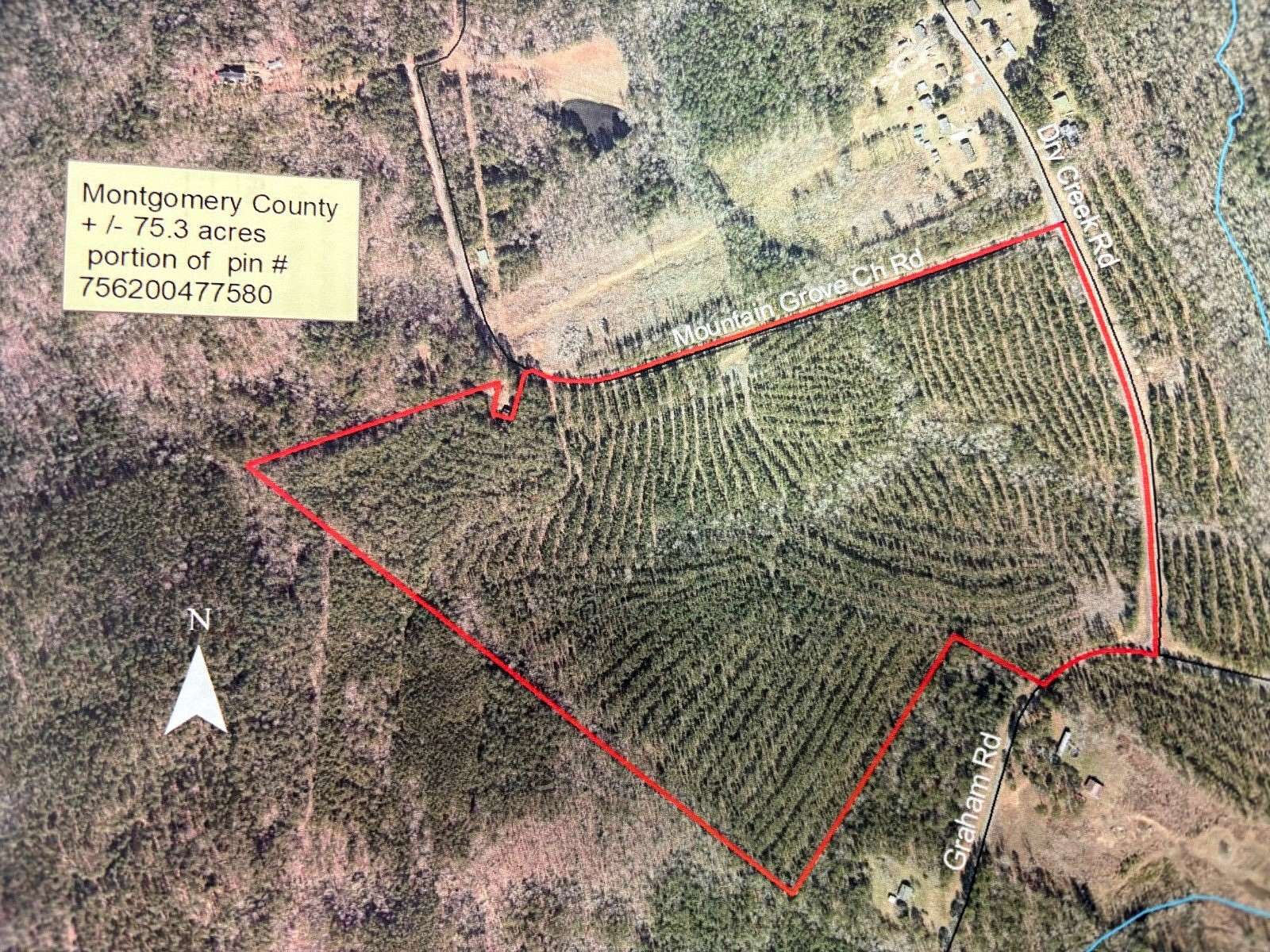 75.3 Acres of Land for Sale in Candor, North Carolina