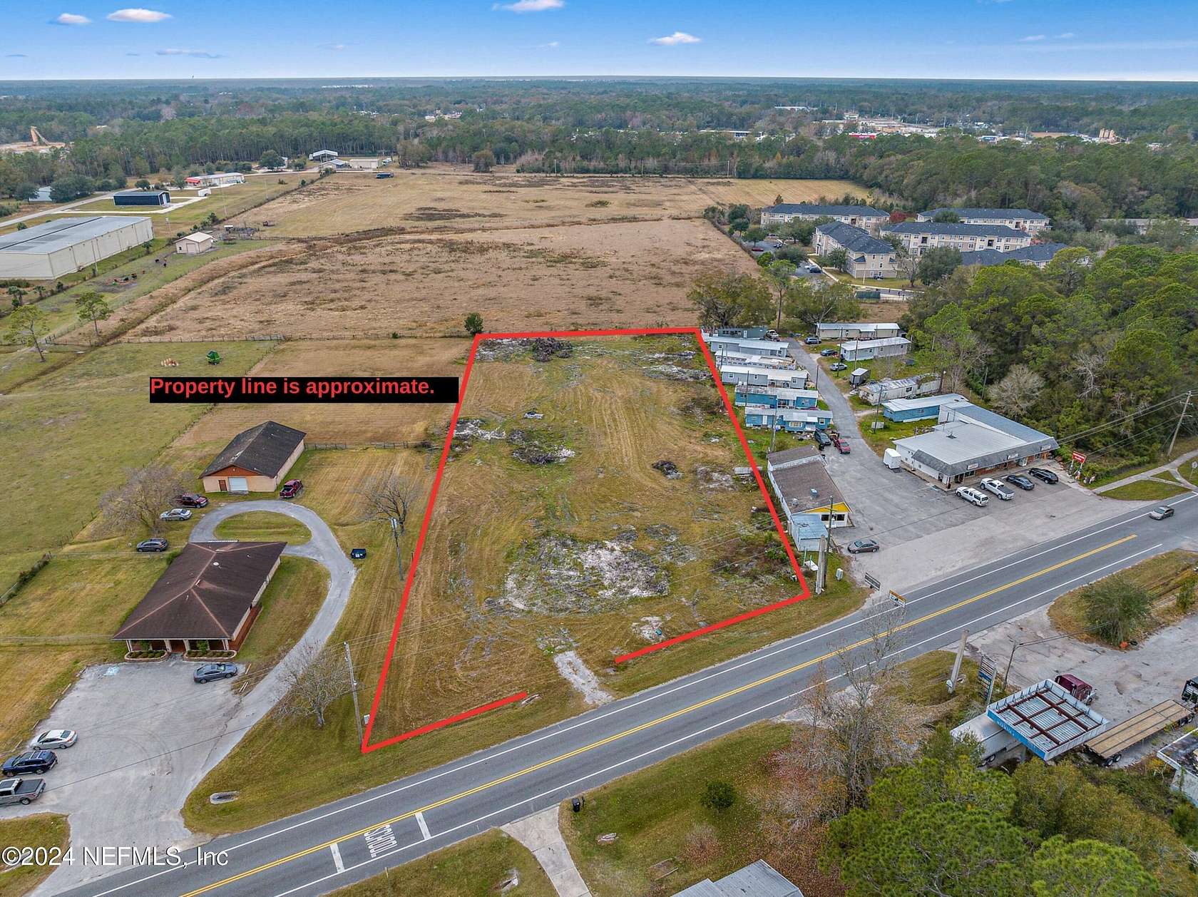 1.9 Acres of Commercial Land for Sale in Starke, Florida