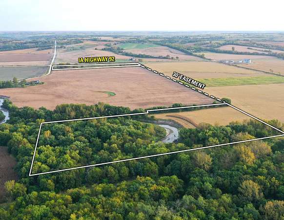 36.5 Acres of Recreational Land & Farm for Sale in Prole, Iowa