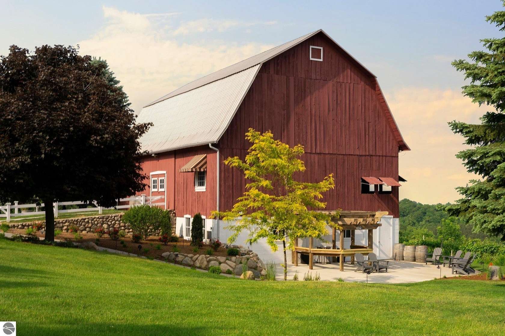 96 Acres of Agricultural Land with Home for Sale in Suttons Bay, Michigan