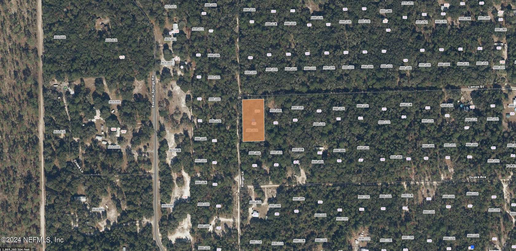 1.01 Acres of Residential Land for Sale in Pomona Park, Florida