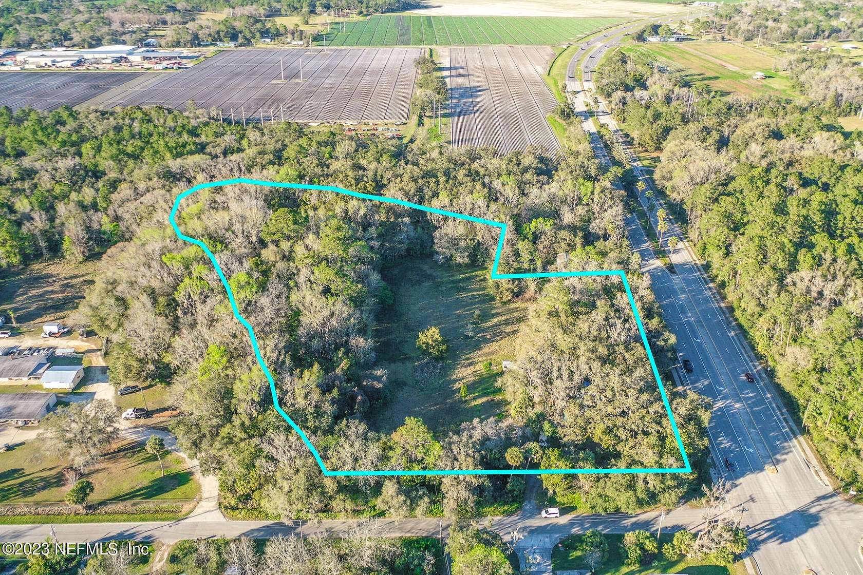 4.12 Acres of Residential Land with Home for Sale in East Palatka, Florida