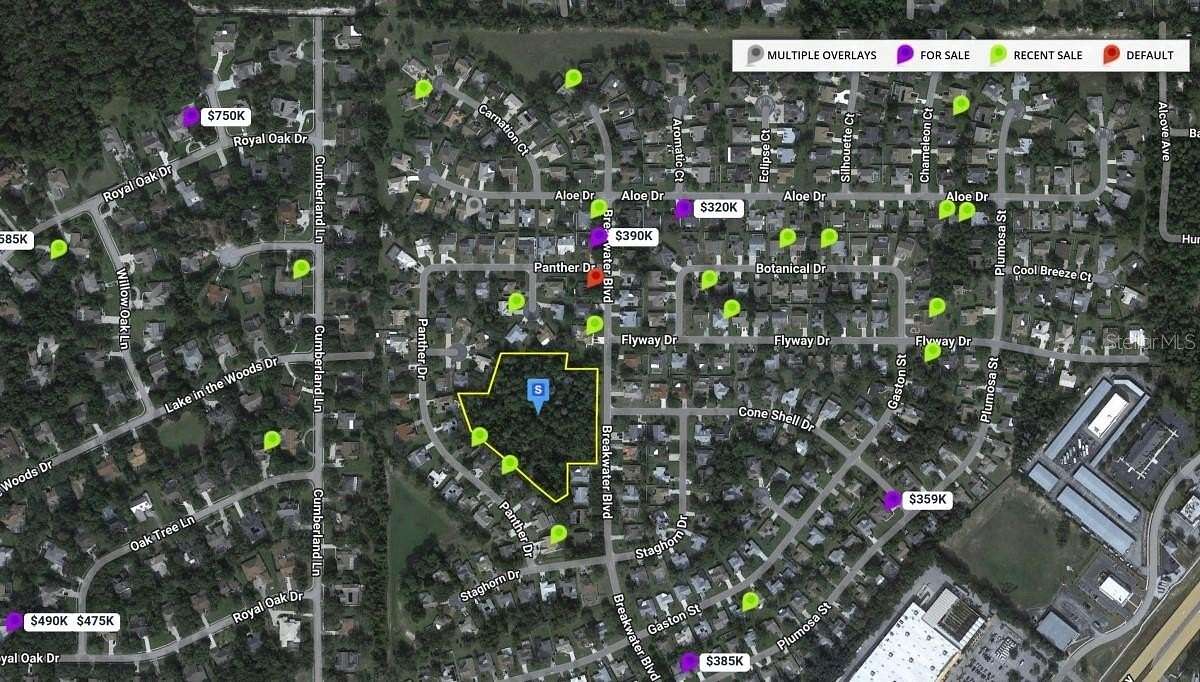 4.4 Acres of Residential Land for Sale in Spring Hill, Florida