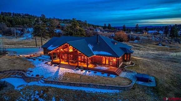 19.43 Acres of Land with Home for Sale in Pagosa Springs, Colorado