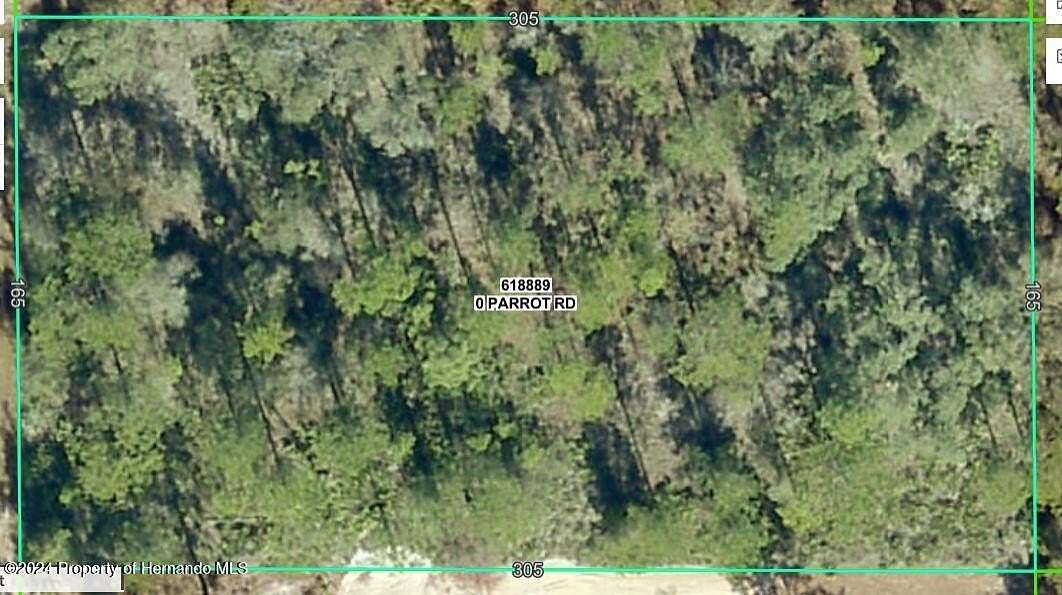 1.16 Acres of Residential Land for Sale in Weeki Wachee, Florida