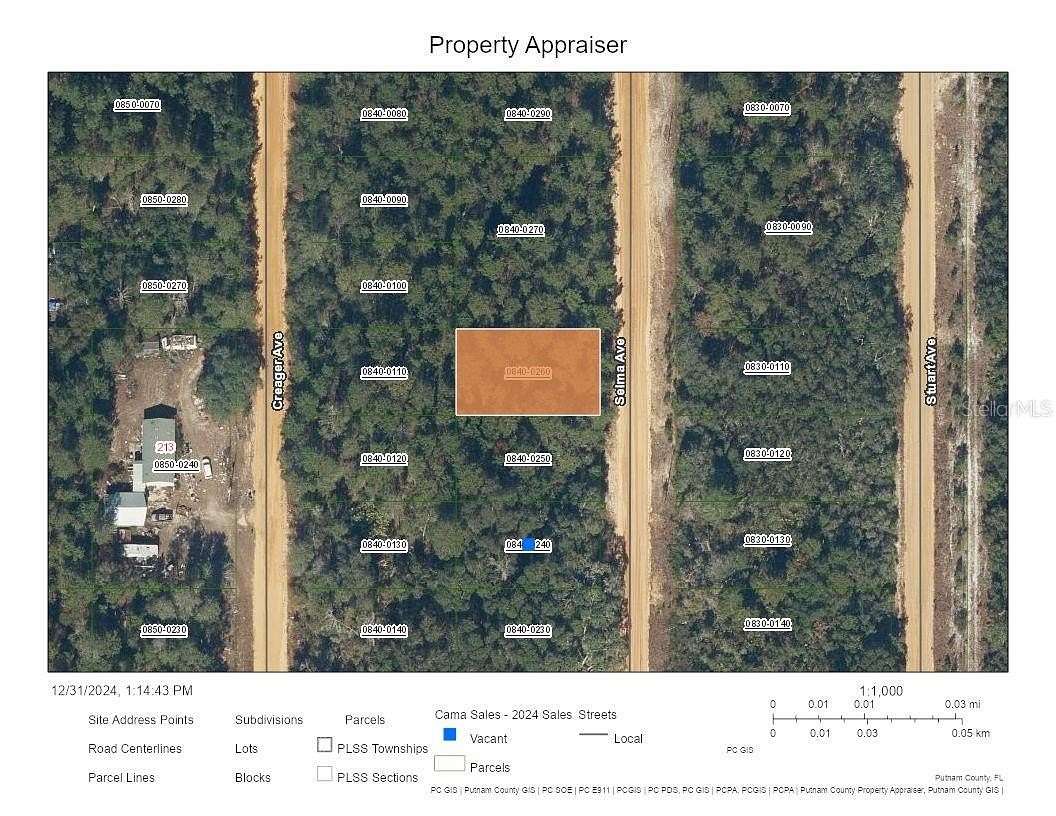 0.22 Acres of Residential Land for Sale in Interlachen, Florida