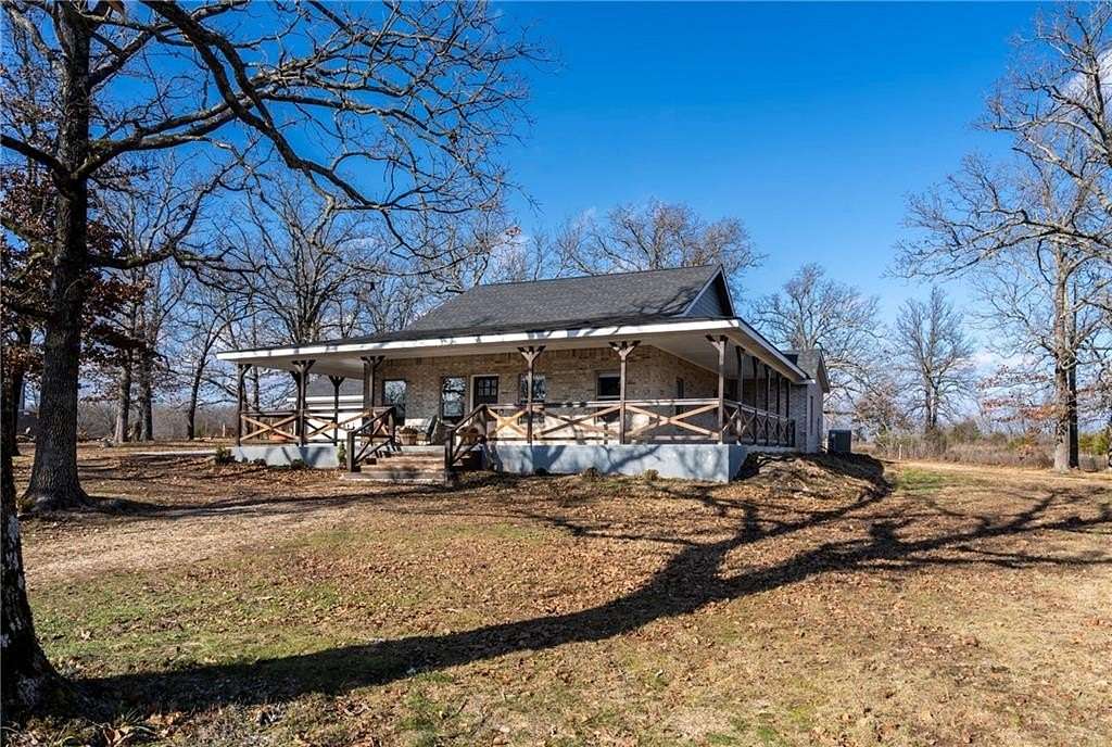 15 Acres of Land with Home for Sale in Watts, Oklahoma