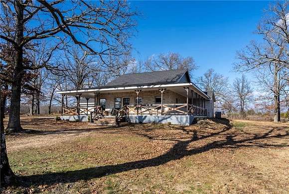 15 Acres of Land with Home for Sale in Watts, Oklahoma