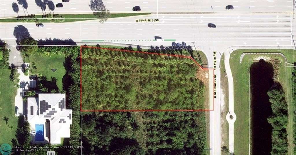 0.89 Acres of Residential Land for Sale in Plantation, Florida