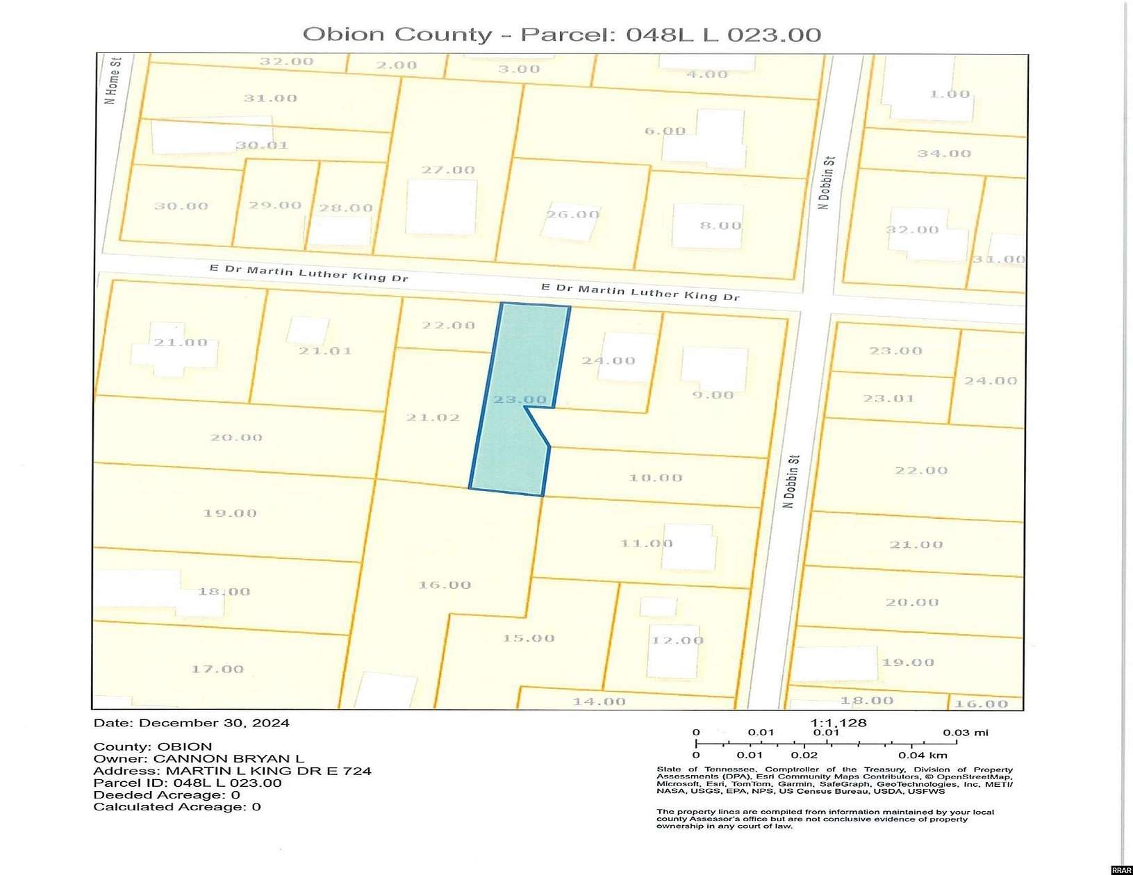 0.13 Acres of Residential Land for Sale in Union City, Tennessee