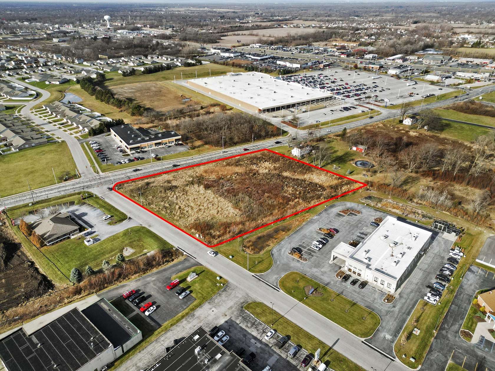 1.86 Acres of Commercial Land for Sale in Merrillville, Indiana