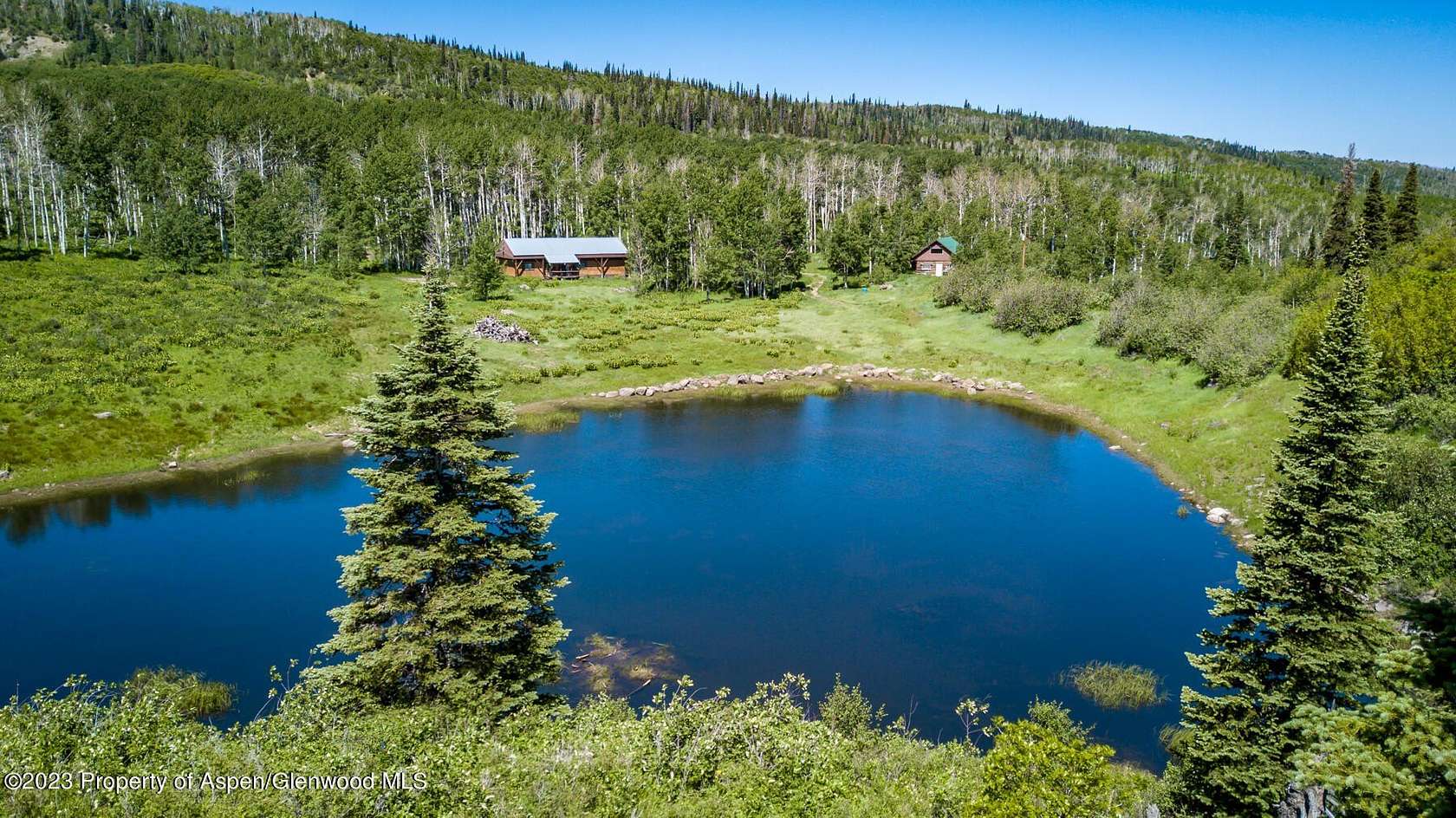 76 Acres of Recreational Land with Home for Sale in Meeker, Colorado