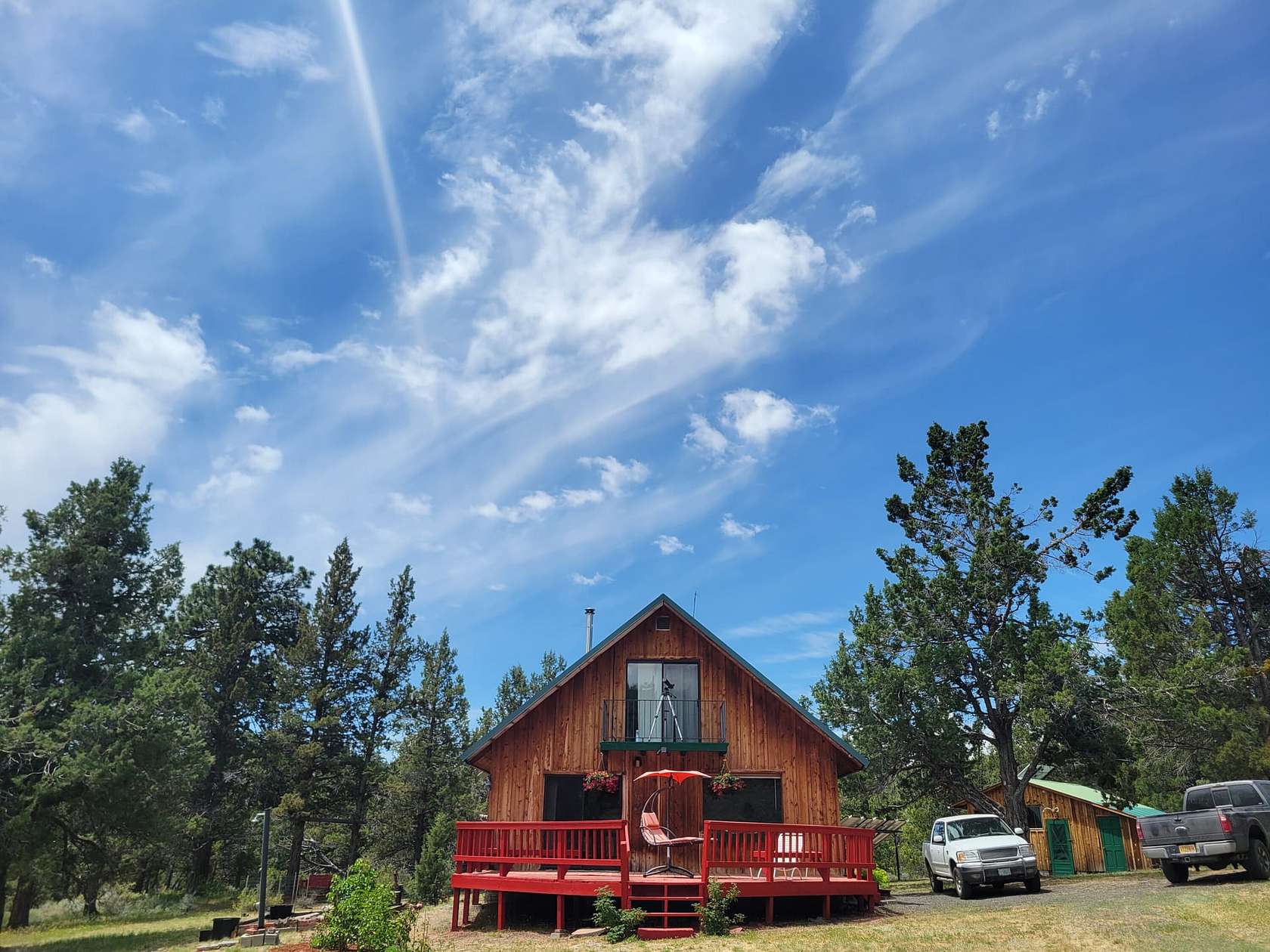 80 Acres of Land with Home for Sale in New Pine Creek, Oregon