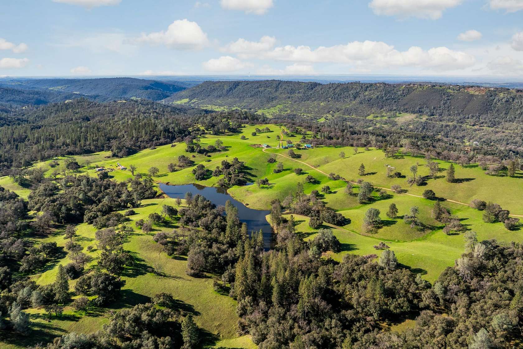 1,843.68 Acres of Land with Home for Sale in El Dorado, California