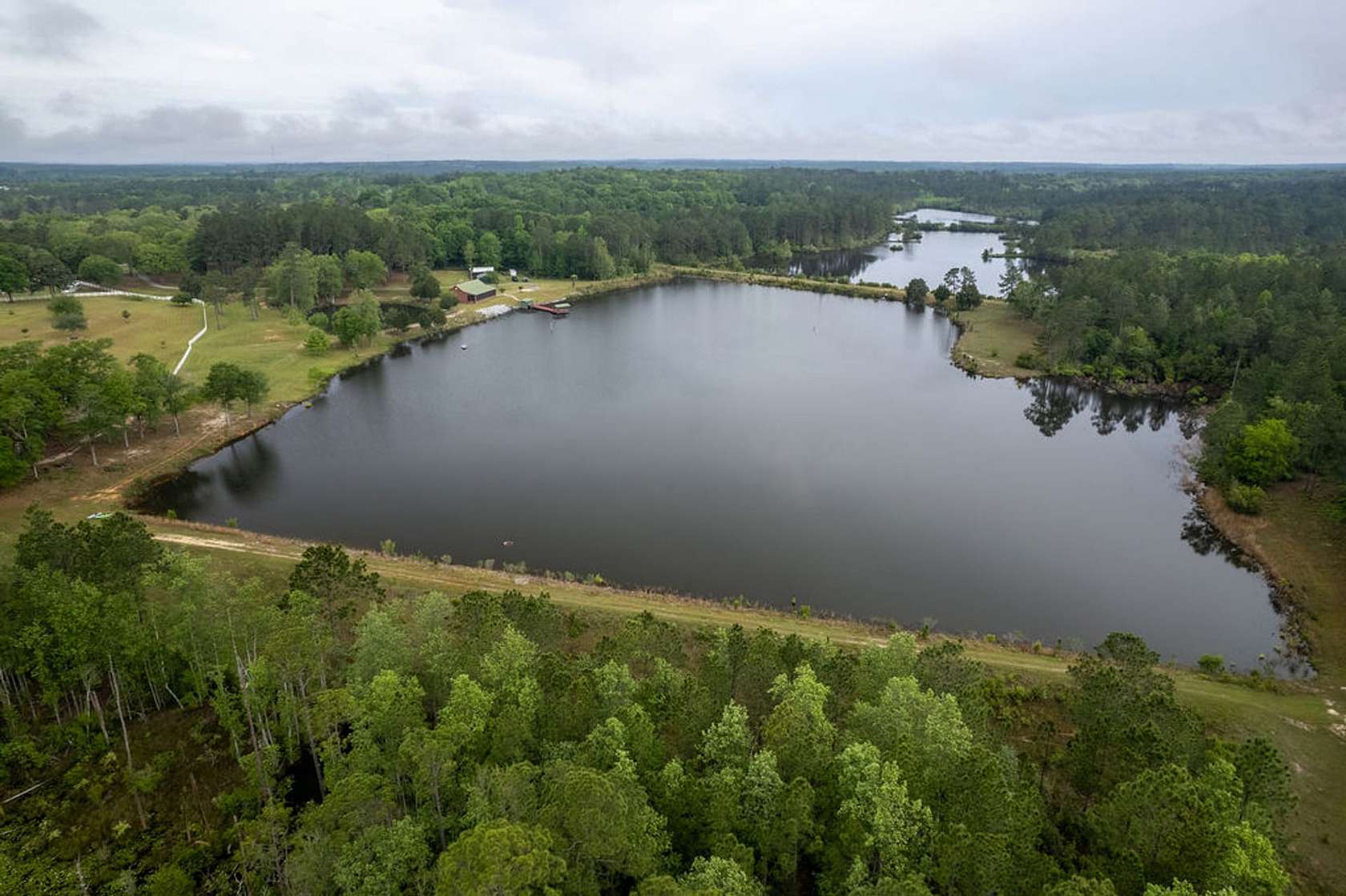 27 Acres of Recreational Land with Home for Sale in Laurel Hill, Florida