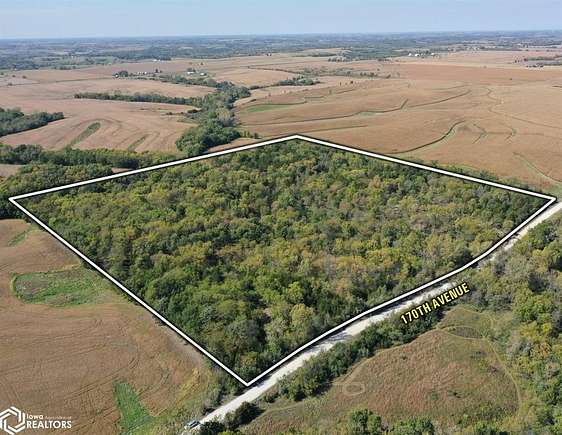 40 Acres of Recreational Land & Farm for Sale in Lacona, Iowa