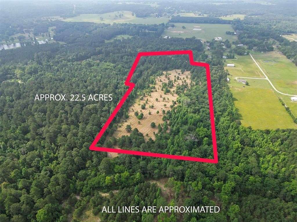 22.502 Acres of Recreational Land for Sale in Gladewater, Texas