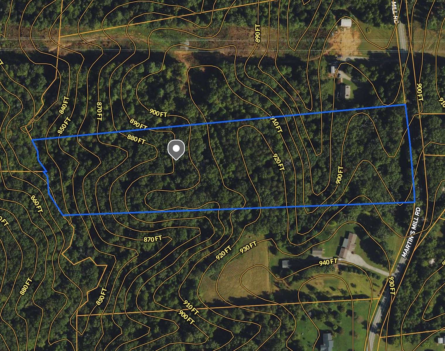 10.93 Acres of Land for Sale in East Bend, North Carolina