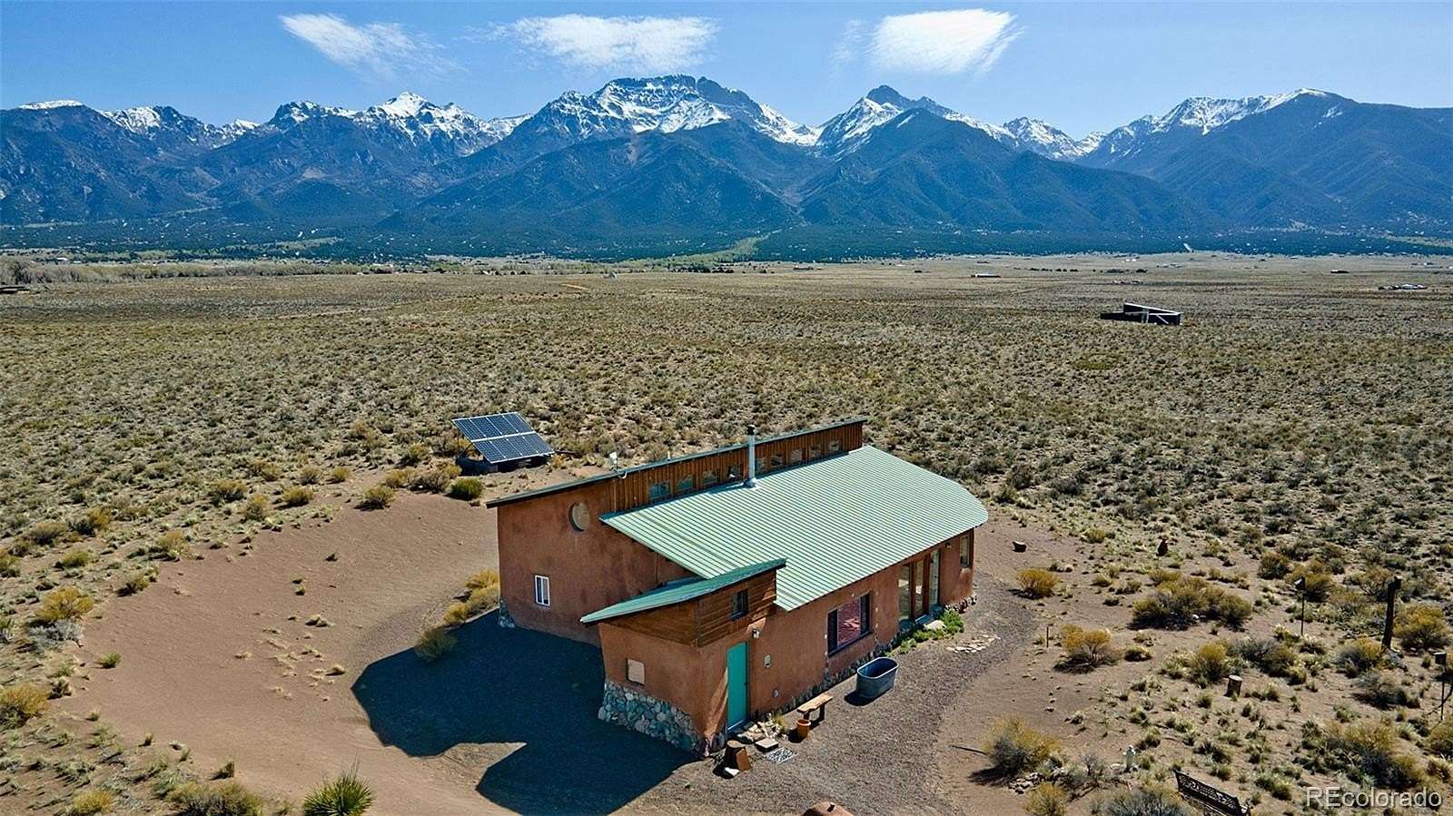 3.31 Acres of Residential Land with Home for Sale in Crestone, Colorado