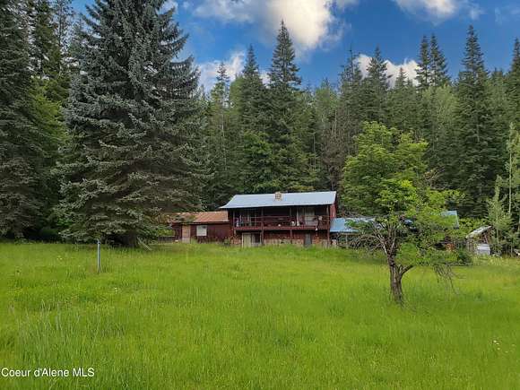 90 Acres of Land with Home for Sale in Clark Fork, Idaho