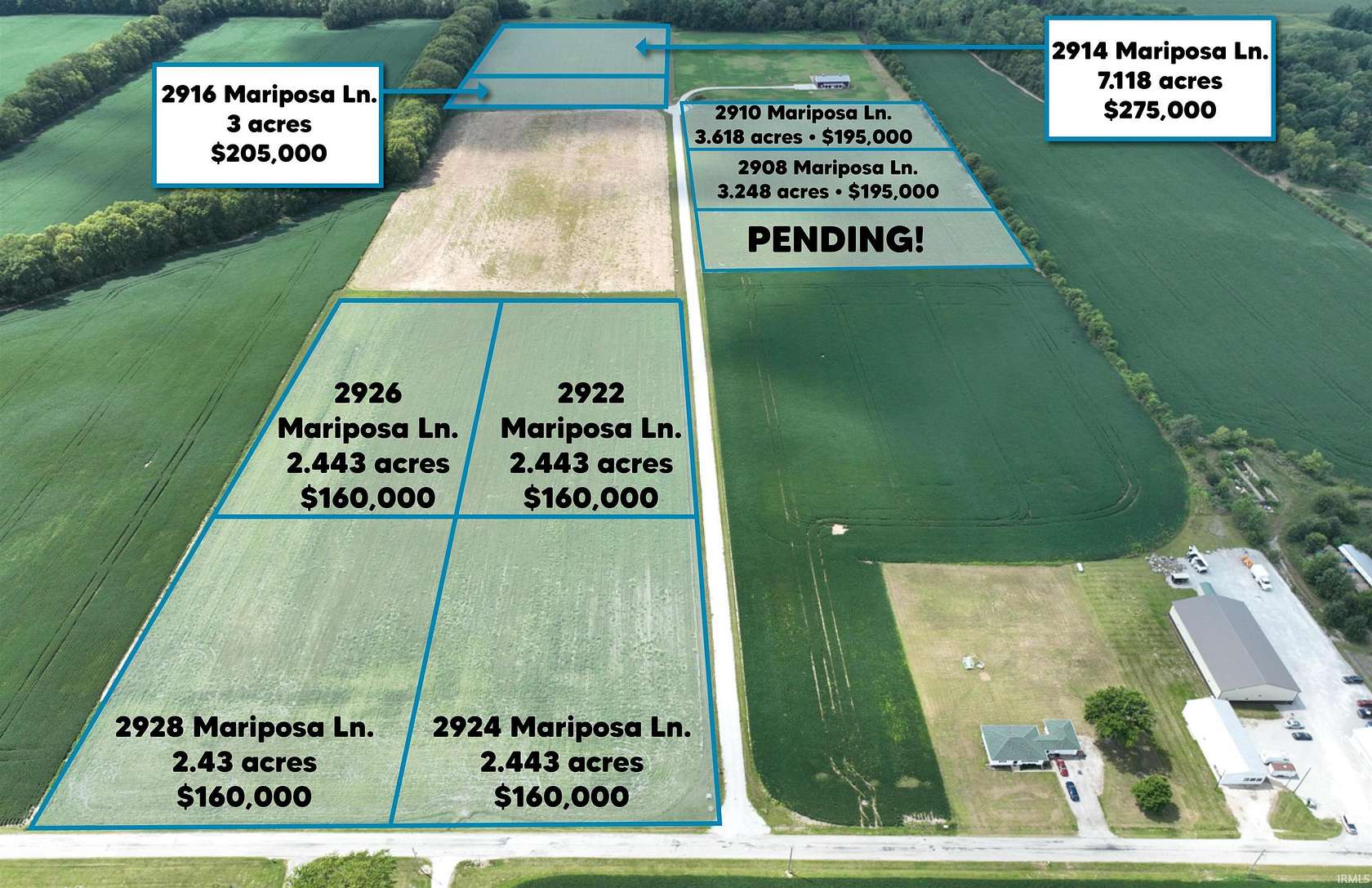 2.443 Acres of Residential Land for Sale in Lafayette, Indiana