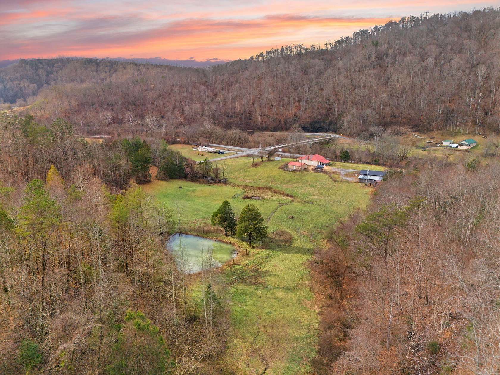 110.78 Acres of Land with Home for Sale in Pineville, Kentucky