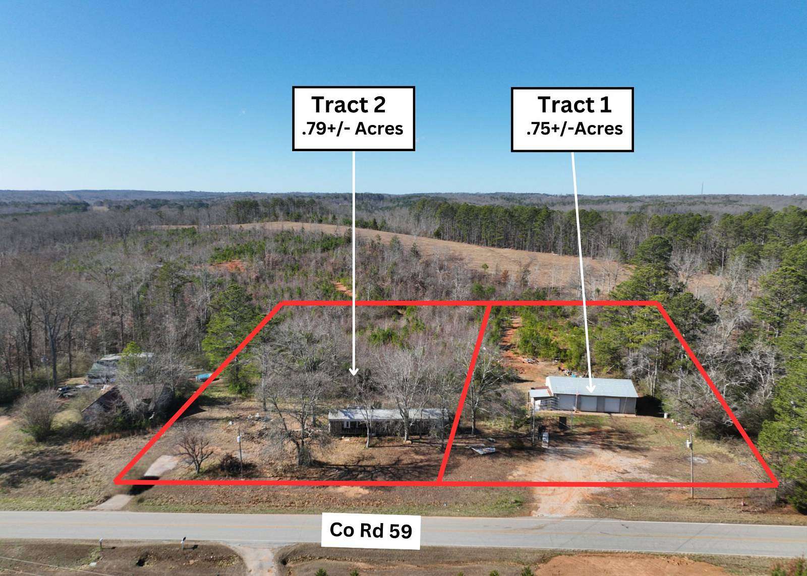 0.79 Acres of Land for Auction in Roanoke, Alabama