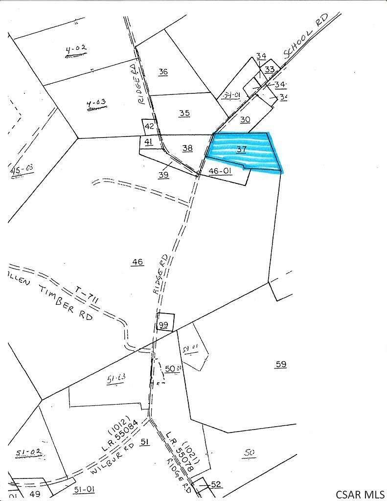 9.25 Acres of Residential Land for Sale in Hooversville, Pennsylvania