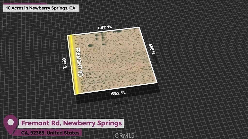 10 Acres of Recreational Land for Sale in Newberry Springs, California