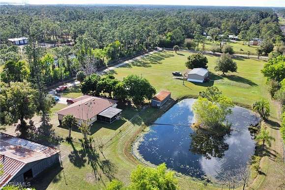 4.861 Acres of Residential Land with Home for Sale in North Fort Myers, Florida