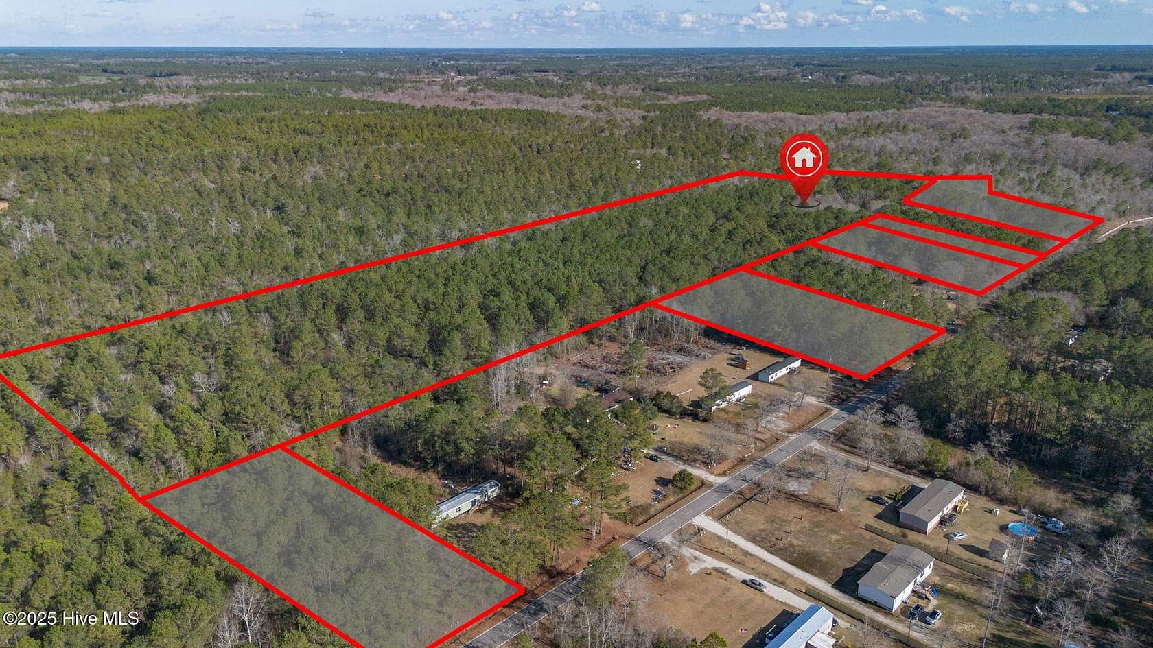 22.06 Acres of Agricultural Land with Home for Sale in Atkinson, North Carolina